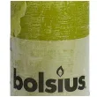 swieca pienkowa rustic zielona trzcinowa bolsius 100 50 mm
