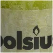 swieca pienkowa rustic zielona trzcinowa bolsius 80 68 mm