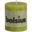 swieca pienkowa rustic zielona trzcinowa bolsius 80 68 mm