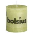 swieca pienkowa rustic zielony pastel bolsius 80 68 mm