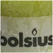 swieca pienkowa rustic zielony trzcinowy bolsius 100 100 mm