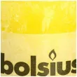 swieca pienkowa rustic zolty bolsius 100 100 mm