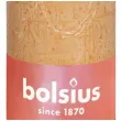 swieca pienkowa rustic zolty miodowy bolsius 100 50 mm