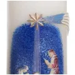 swieca pienkowa szopka bozonarodzeniowa bartek candles 70 150 mm