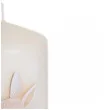 swieca pienkowa wielkanoc z zajaczkiem kosc sloniowa bartek candles 100 mm