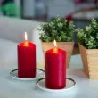 swieca pienkowa wotywna czerwona bispol 80 38 mm 4 szt