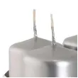 swieca pienkowa wotywna srebrna metaliczna aura 60 38 mm 4 szt