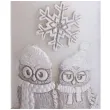 swieca pienkowa zimowe sowy biala bartek candles 50 100 mm