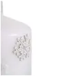 swieca pienkowa zimowe sowy biala bartek candles 60 130 mm