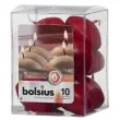swieca plywajaca bordowa bolsius 30 45 mm 10 szt