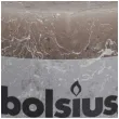 swieca rustic 3 knoty taupe bolsius 90 140 mm