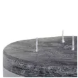 swieca rustic 5 knotow antracytowa bolsius 70 185 mm