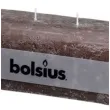 swieca rustic blok 4 knoty taupe bolsius 80 250 mm