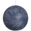 swieca rustic kula niebieska ciemna bolsius 80 mm