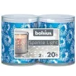 swieca w ozdobnym opakowaniu sparkle light koralowiec bolsius 64 50 mm 2 szt