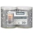 swieca w ozdobnym opakowaniu sparkle light krysztal bolsius 64 50 mm 2 szt