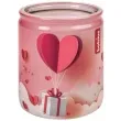 swieca w szkle serce z wanilii roz bolsius 82 mm