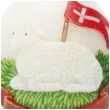 swieca wielkanoc jajko z barankiem biala bartek candles 100 mm