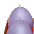 swieca wielkanoc matowe jajka fioletowy bartek candles 60 mm 4 szt