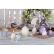 swieca wielkanoc matowe jajka rozowy bartek candles 60 mm 4 szt
