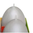 swieca wielkanoc matowe jajka szary bartek candles 60 mm 4 szt