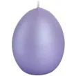 swieca wielkanoc matowe jajko fioletowy bartek candles 100 mm