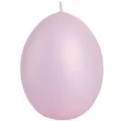 swieca wielkanoc matowe jajko rozowy bartek candles 100 mm