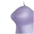 swieca wielkanoc matowy zajaczek fioletowy bartek candles 120 mm
