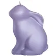 swieca wielkanoc matowy zajaczek fioletowy bartek candles 120 mm