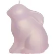 swieca wielkanoc matowy zajaczek rozowy bartek candles 75 mm