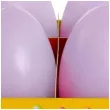 swieca wielkanoc pastelowe jajko fioletowy bartek candles 60 mm 4 szt