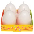 swieca wielkanoc pastelowe jajko ivory bartek candles 60 mm 4 szt