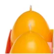 swieca wielkanoc pastelowe jajko zolta bartek candles 60 mm 4 szt