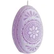 swieca wielkanoc pisanka azurowa fioletowa bartek candles 75 mm