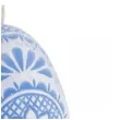 swieca wielkanoc pisanka azurowa niebieska bartek candles 75 mm