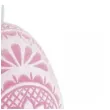 swieca wielkanoc pisanka azurowa rozowa bartek candles 75 mm