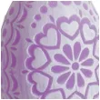 swieca wielkanoc pisanka azurowe serca fioletowa bartek candles 75 mm