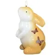 swieca wielkanocna zajac stojacy bialo brazowa adpal 110 mm