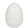 swieca wielkanocne jajko lakierowane biale adpal 140 100 mm