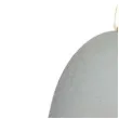swieca wielkanocne jajko z kokardka szara adpal 14cm