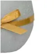 swieca wielkanocne jajko z kokardka szara adpal 9cm