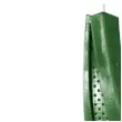 swieca zagiel zielony metalik candellana 23 x 8 cm