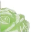 swieca zapachowa slodka roza bialo zielona 10cm ravi