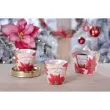 swieca zapachowa w szkle christmas flower poinsencja bartek candles 80 90 mm