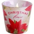 swieca zapachowa w szkle christmas flower poinsencja z wanilia bartek candles 80 90 mm