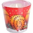swieca zapachowa w szkle christmas orange pomarancza i gozdzik bartek candles 80 90 mm