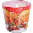 swieca zapachowa w szkle christmas orange pomarancza z cynamonem bartek candles 80 90 mm