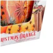swieca zapachowa w szkle christmas orange pomarancza z cynamonem bartek candles 80 90 mm