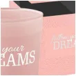 swieca zapachowa w szkle follow your dreams bispol 10 cm