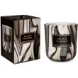 swieca zapachowa w szkle marble czarna bartek candles